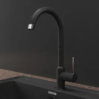 Смеситель для кухни GranFest  3650 графит